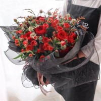 New coming good quality competitive price sale fresh flower wrapping mesh