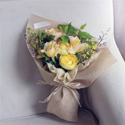 Top selling fashionable promotional mesh wrapping for flower